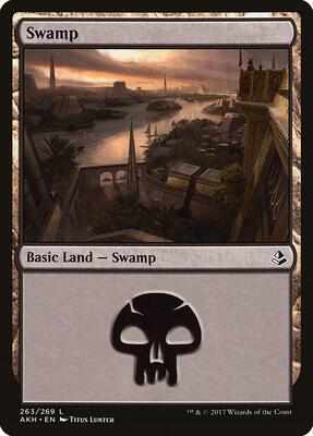 Swamp (263) card from Amonkhet