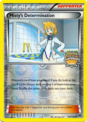 Misty's Determination - 104/122 (Regional Championships) card from League & Championship Cards