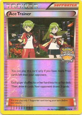 Ace Trainer - 69/98 (Regional Championships) card from League & Championship Cards