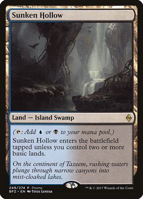 Sunken Hollow card from Standard Showdown Promos