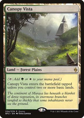 Canopy Vista card from Standard Showdown Promos