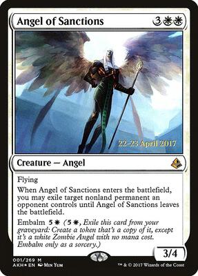 Angel of Sanctions card from Prerelease Cards