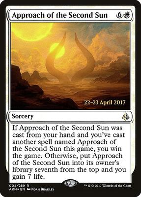 Approach of the Second Sun card from Prerelease Cards
