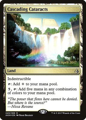 Cascading Cataracts card from Prerelease Cards