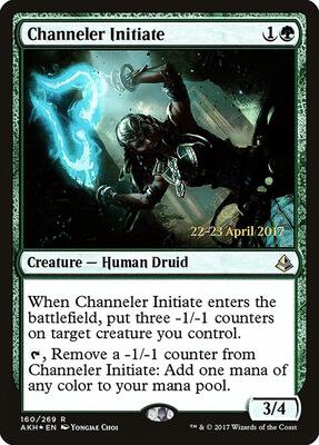 Channeler Initiate card from Prerelease Cards