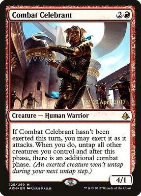 Combat Celebrant card from Prerelease Cards