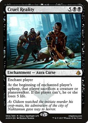 Cruel Reality card from Prerelease Cards