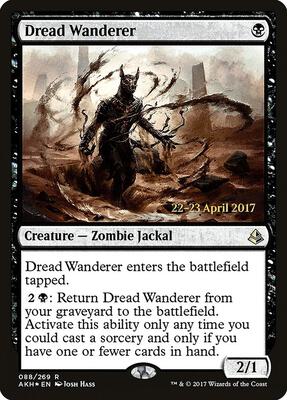 Dread Wanderer card from Prerelease Cards