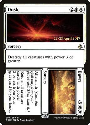 Dusk // Dawn card from Prerelease Cards