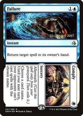 Failure // Comply card from Prerelease Cards