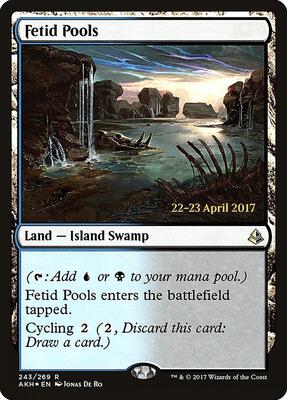 Fetid Pools card from Prerelease Cards