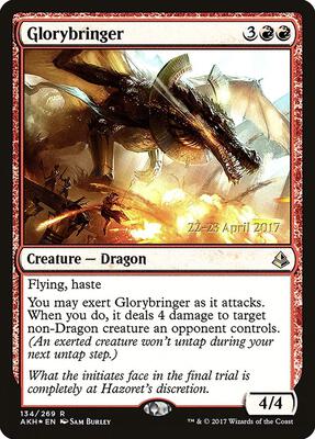 Glorybringer card from Prerelease Cards