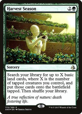 Harvest Season card from Prerelease Cards