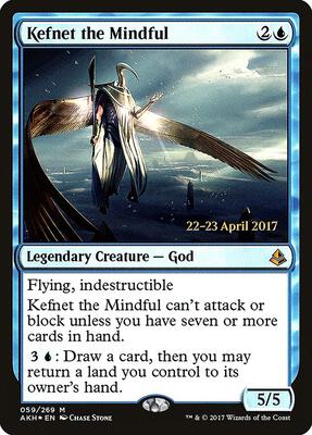 Kefnet the Mindful card from Prerelease Cards