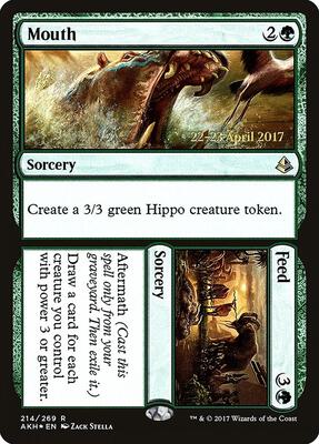 Mouth // Feed card from Prerelease Cards
