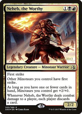 Neheb, the Worthy card from Prerelease Cards