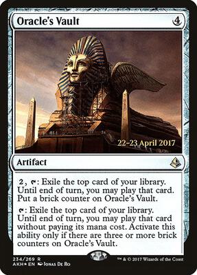 Oracle's Vault card from Prerelease Cards