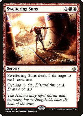 Sweltering Suns card from Prerelease Cards