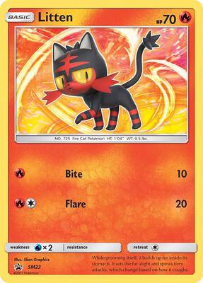 Litten - SM23 card from SM Promos