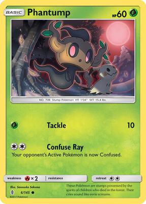 Phantump card from SM - Guardians Rising