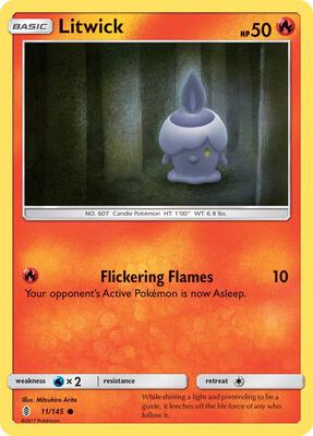 Litwick card from SM - Guardians Rising