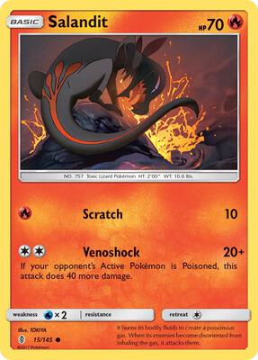 Salandit card from SM - Guardians Rising