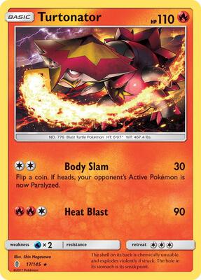 Turtonator card from SM - Guardians Rising