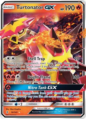 Turtonator GX card from SM - Guardians Rising