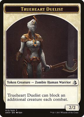 Trueheart Duelist Token card from Amonkhet