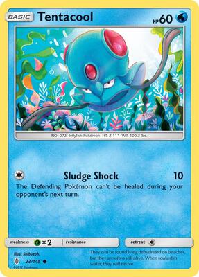 Tentacool card from SM - Guardians Rising
