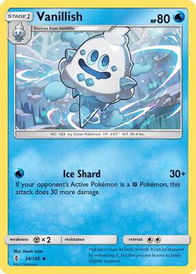 Vanillish card from SM - Guardians Rising