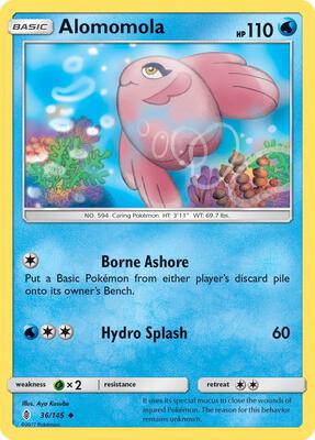 Alomomola card from SM - Guardians Rising