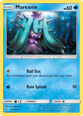 Mareanie card from SM - Guardians Rising