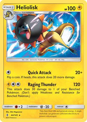 Heliolisk card from SM - Guardians Rising