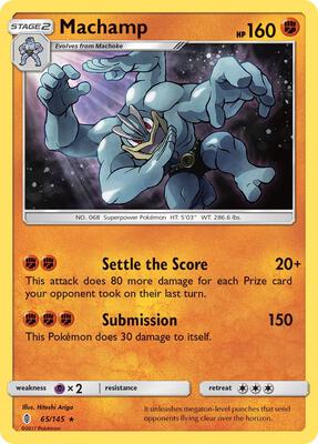 Machamp card from SM - Guardians Rising