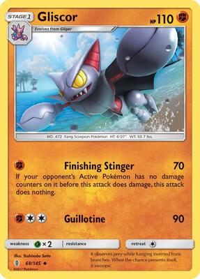 Gliscor card from SM - Guardians Rising