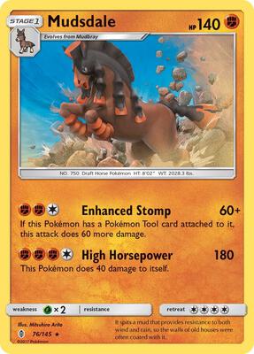 Mudsdale card from SM - Guardians Rising