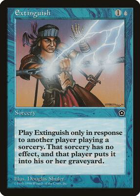 Extinguish card from Portal Second Age