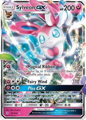 Sylveon GX card from SM - Guardians Rising