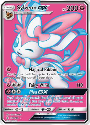 Sylveon GX (Full Art) card from SM - Guardians Rising