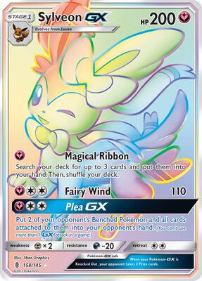Sylveon GX (Secret) card from SM - Guardians Rising