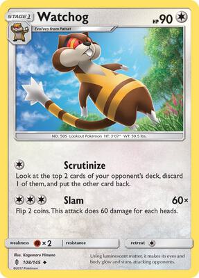 Watchog card from SM - Guardians Rising