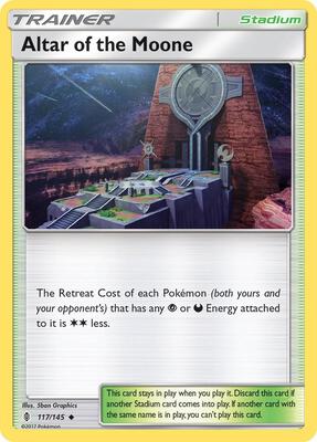 Altar of the Moone card from SM - Guardians Rising