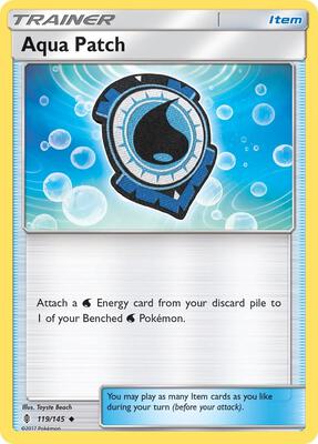 Aqua Patch card from SM - Guardians Rising