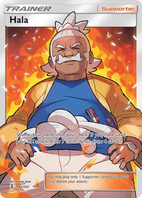 Hala (Full Art) card from SM - Guardians Rising