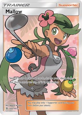 Mallow (Full Art) card from SM - Guardians Rising