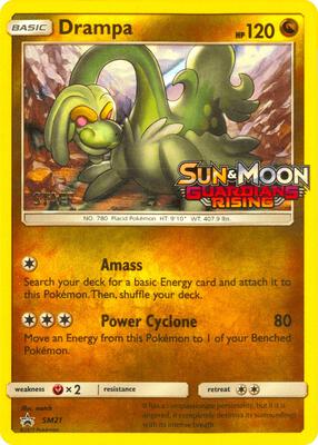 Drampa - SM21 (Prerelease) [Staff] card from SM Promos