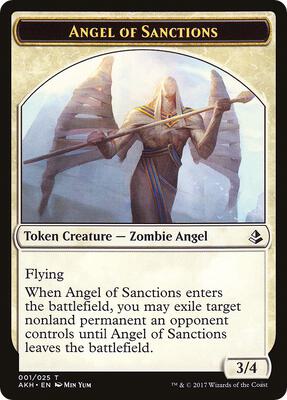 Angel of Sanctions // Drake Double-Sided Token card from Amonkhet