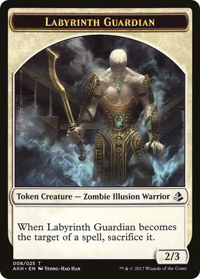 Labyrinth Guardian // Insect Double-Sided Token card from Amonkhet