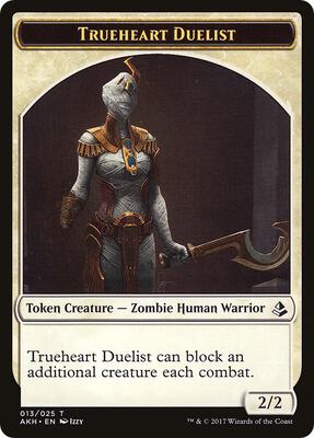 Trueheart Duelist // Snake Double-Sided Token card from Amonkhet